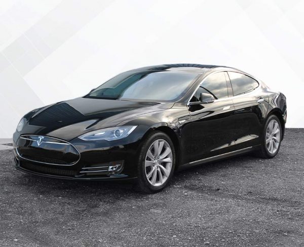 vehicle-wrap-protection-black-tesla-600x488 when you need to tint your teslas windows, contact AP Wraps