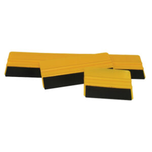 Lidco Felt Edge Wrapped Yellow Squeegee 4"