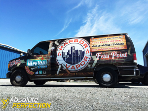 Harbor Vapor - Absolute Perfection Vehicle Wrapping - Fells Point Baltimore
