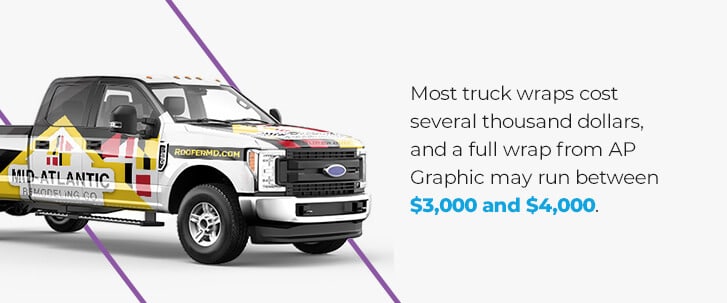 Average Cost to Wrap a Truck