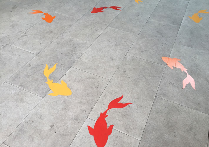 Help Customers Navigate Your Building with Floor Graphics