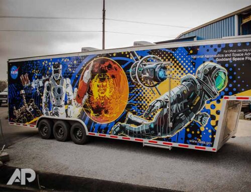 Nasa Trailer Advertising Wrap