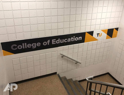 Towson University Wall Graphic