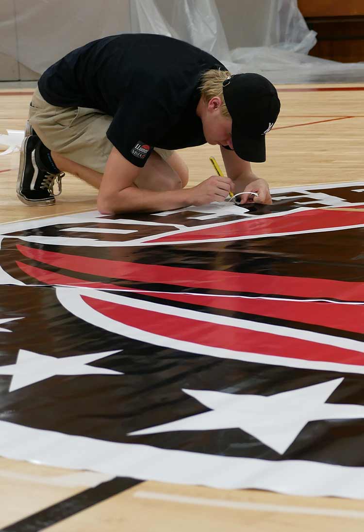 Floor Graphics Installation Maryland