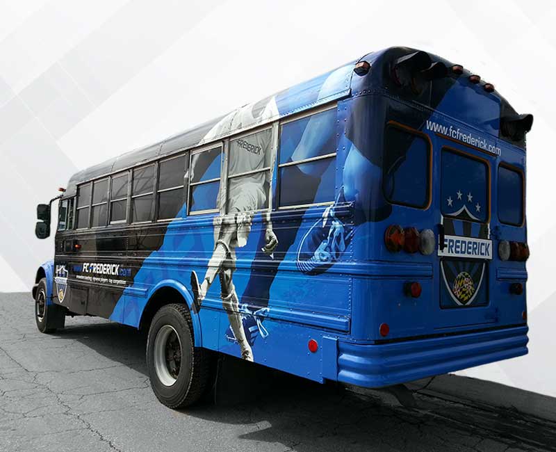 Frederick Maryland School Bus Vehicle Wraps