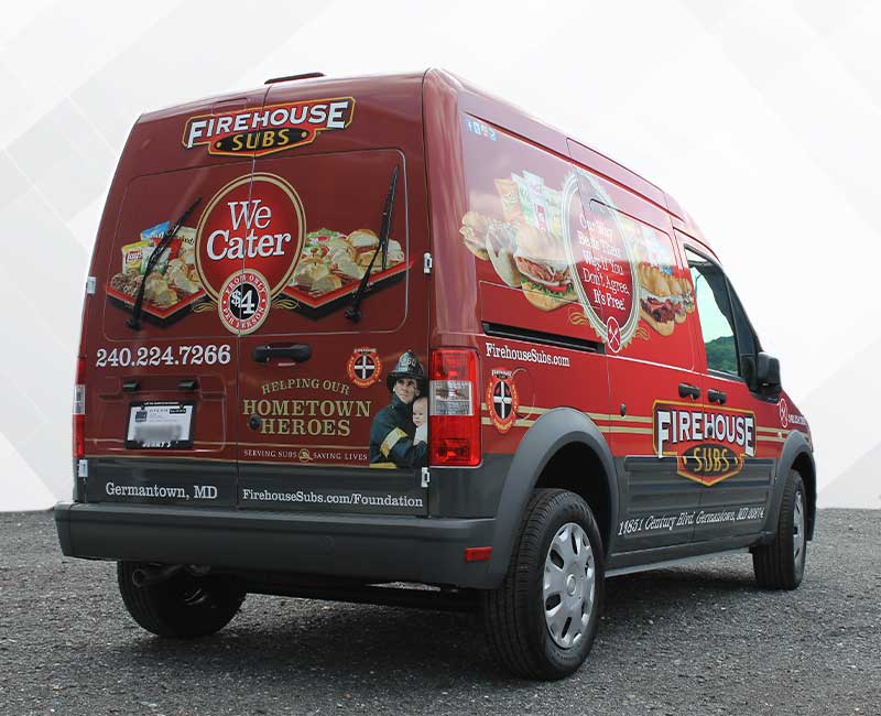 Germantown Advertising Wrap Sprinter Van Firehouse Subs