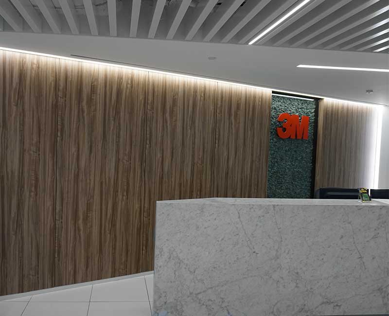 rockville maryland 3m di-noc front desk wall architectural finish