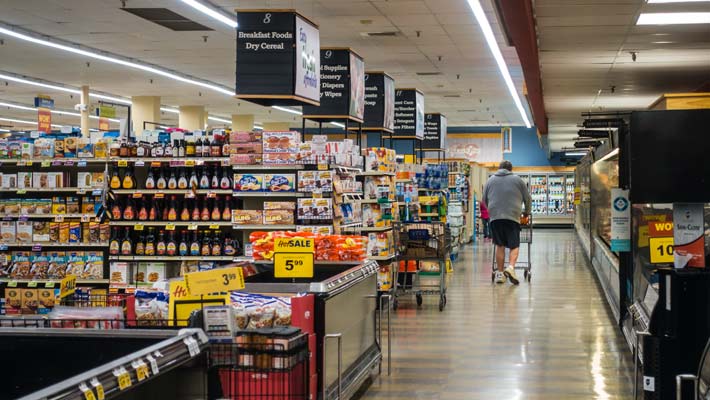 Grocery store signage and retail graphics in Maryland