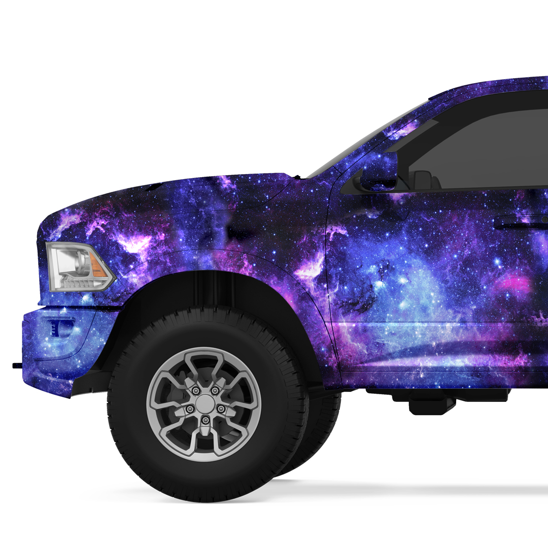 Galaxy Wrap Design, DIY Galaxy Vehicle Wrap