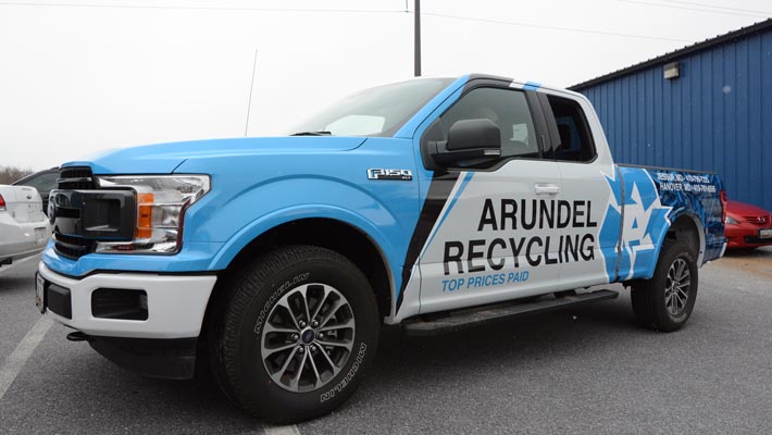 magentic decal falls off ford f-150