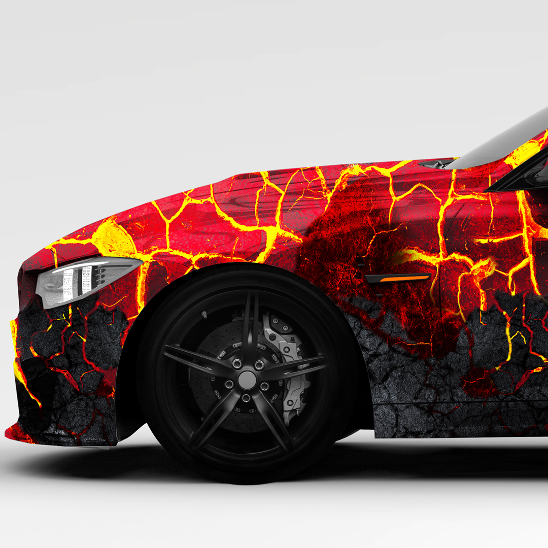 Lava Vehicle Wrap