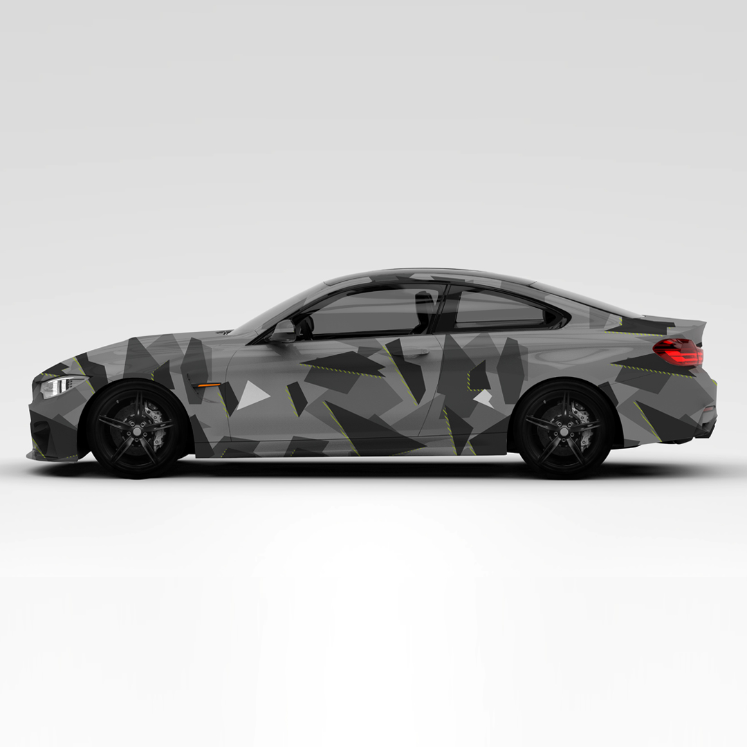 Big Abstract Shapes Camo Vehicle Wrap