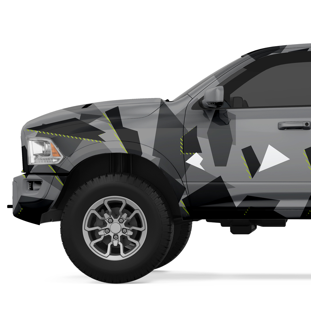 Mono Camo Vinyl Wrap Sheets and Rolls For Large or Custom Items