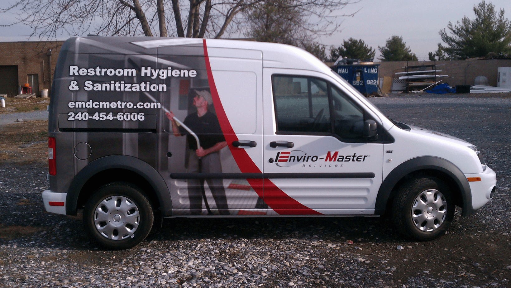 white-and-red-van-wrap-featuring-picture-of-a-person