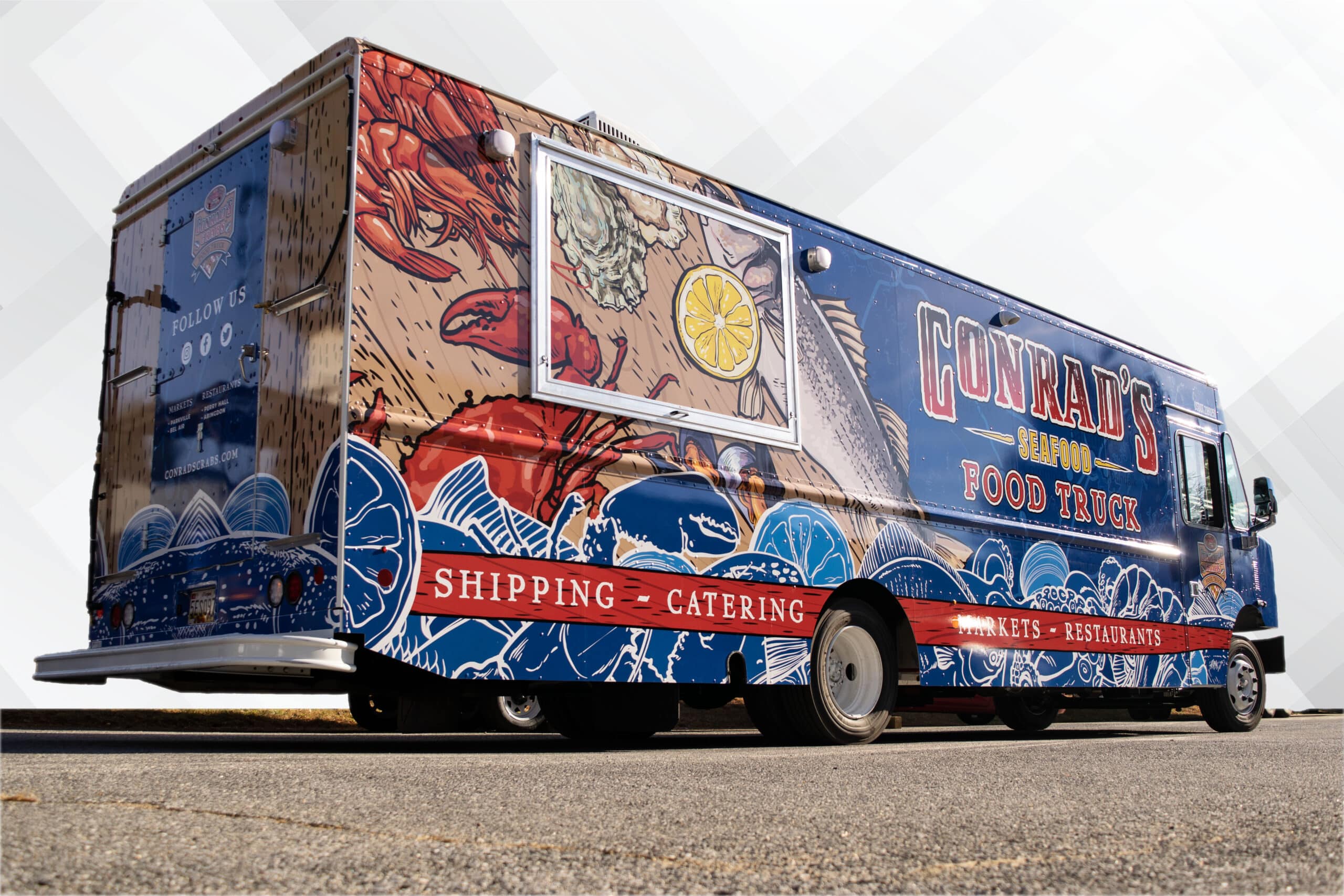 Baltimore Maryland Custom Vehicle Wrap Food Truck