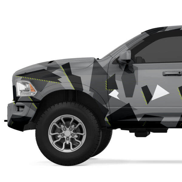 Abstract Shapes Camo Vehicle Wrap - Image 5