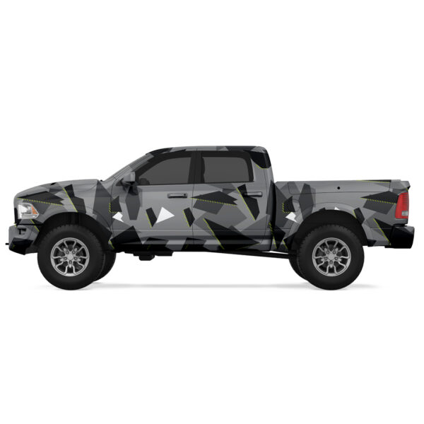 Abstract Shapes Camo Vehicle Wrap - Image 4
