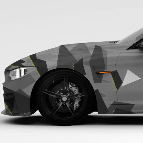 Abstract Shapes Camo Vehicle Wrap - Image 3