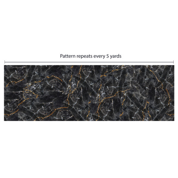 Black Gold Marble Vehicle Wrap - Image 2