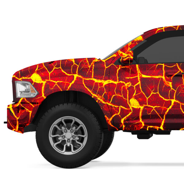 Magma Lava Vehicle Wrap - Image 5