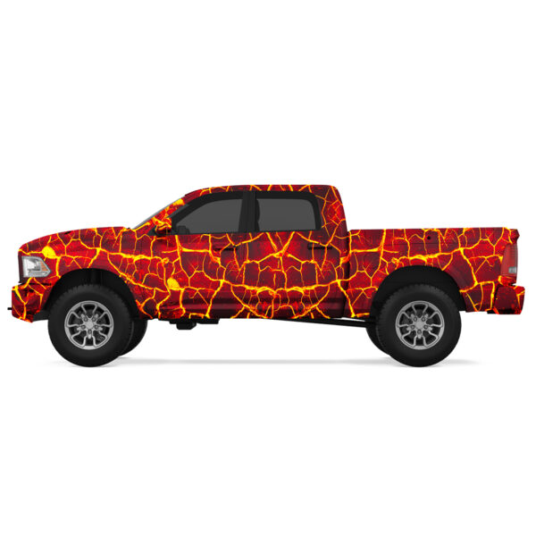 Magma Lava Vehicle Wrap - Image 4