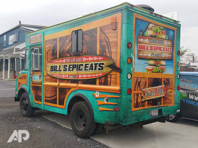 food truck fleet vinyl wraps