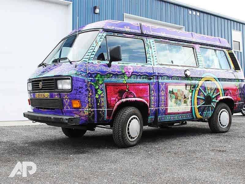 Padma’s Gypsy VW Camper wrap by AP Wraps