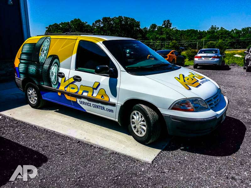 Ken’s Service Center Vehicle Wrap Right Side