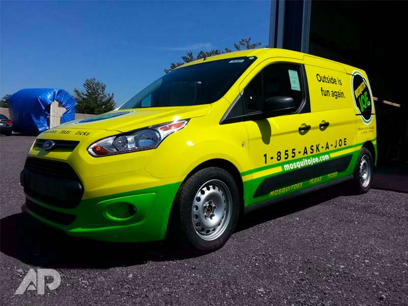 Mosquito Joe van wrap left side view Baltimore Maryland