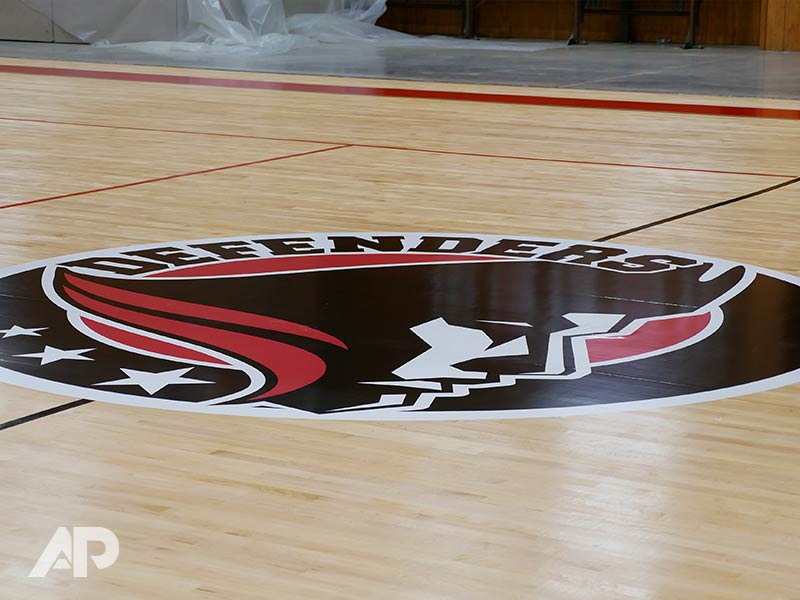 Frederick Christian Academy floor graphics design for schools