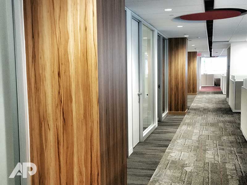 Buch Construction architectural wall finish installed by AP Wraps