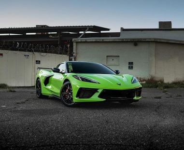 Super gloss vehicle wrap with a custom vinyl design for a sleek finish