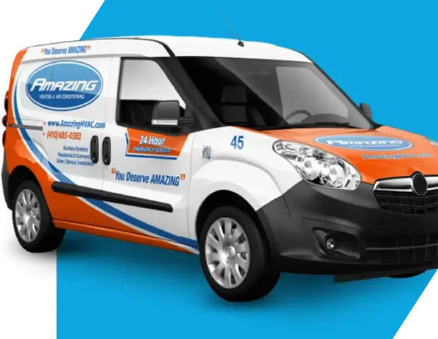 Amazing HVAC van wrap