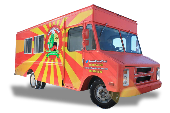 Food truck wrap signage in Baltimore, Maryland with custom vinyl graphics