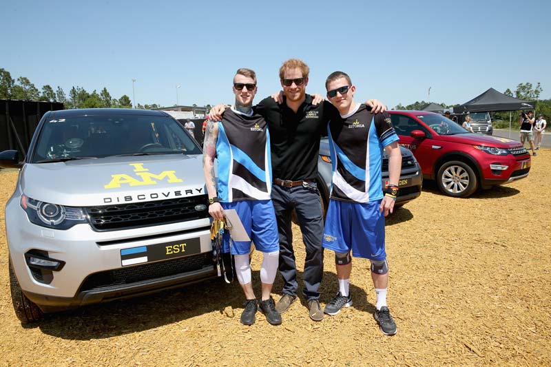 invictus games land rover wrap 2016