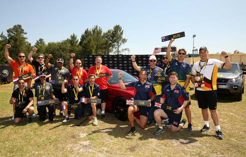 invictus games winning team celebration