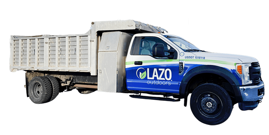 Lazo Outdoors fleet rebrand showcasing bold vehicle wraps by AP Wraps