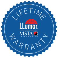 LLumar Lifetime Tint Warranty badge