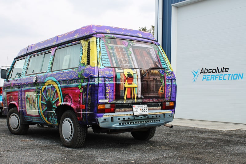 Padma’s Gypsy Van Custom Vehicle Wrap by AP Wraps Padma Gypsy Van custom vehicle wrap