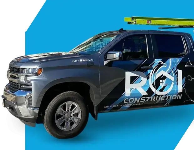 ROI Construction truck wrap
