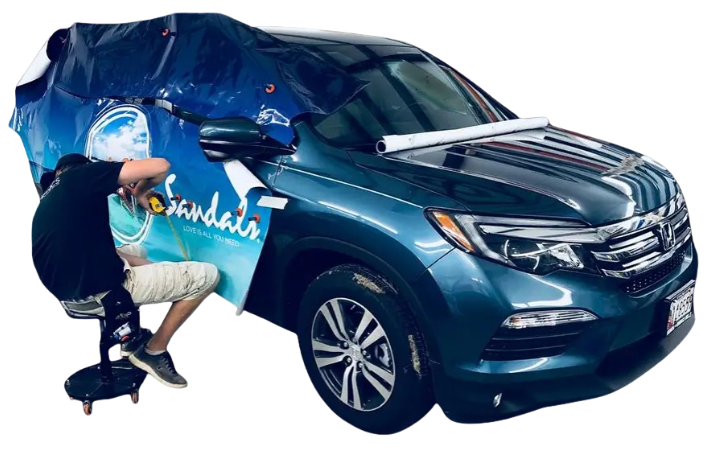 vehicle wrapping process vehicle wrapping process
