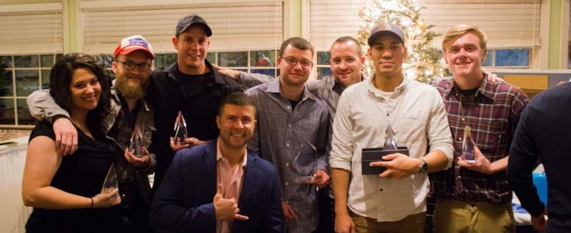 AP Corp Christmas Party 2017 employee awards ceremony