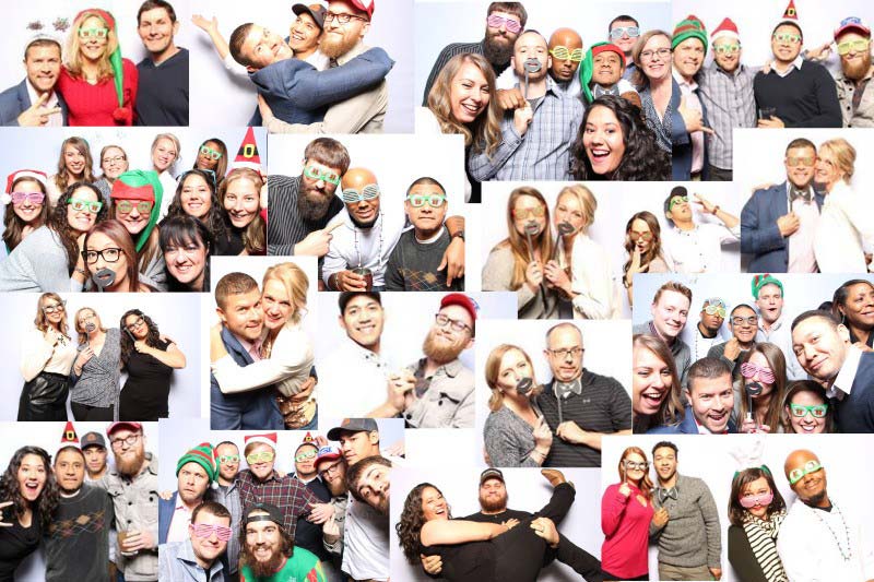 AP Corp Christmas Party 2017 photo booth collage