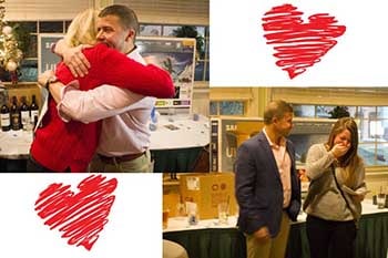 AP Corp Christmas Party Tony Robbins Award winner