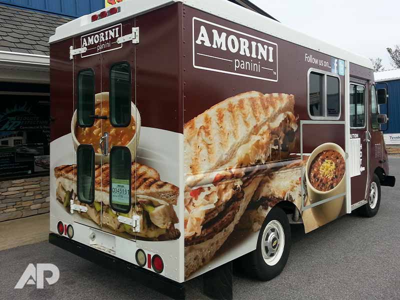 Amorini Panini Food Truck Wrap Right Back