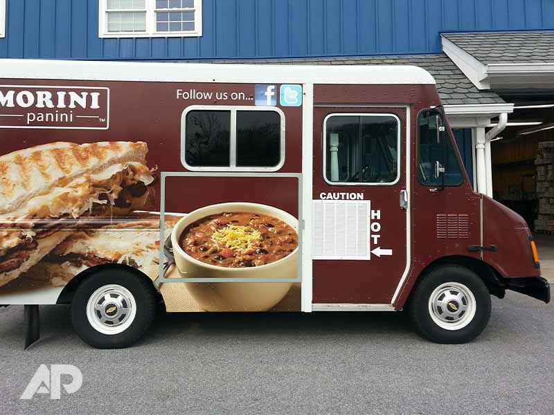 Amorini Panini Food Truck Wrap Right Side