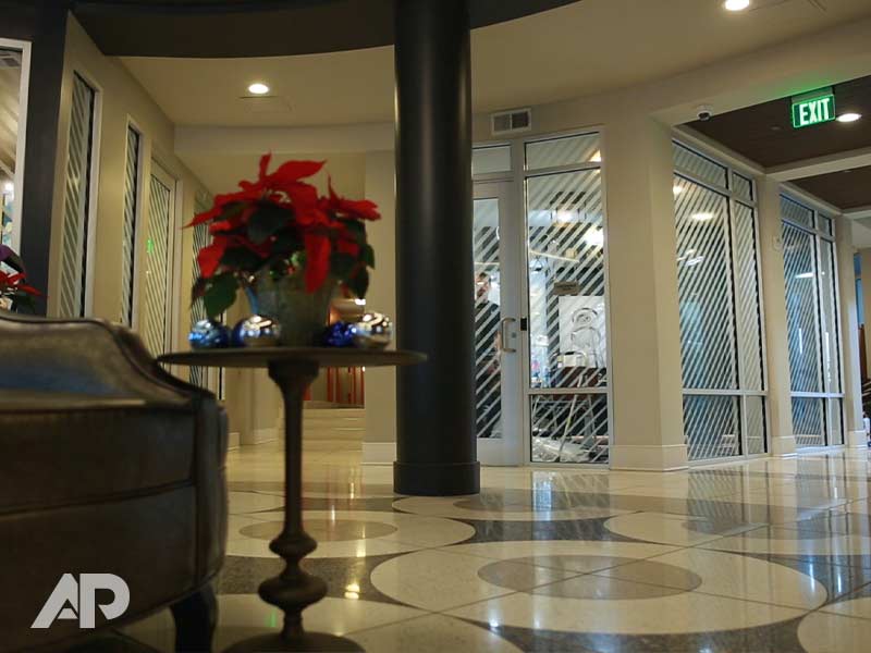 Frosted window film design at Bell West End Gym