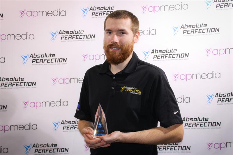 Brandon Kemp 2016 Striving for Perfection Award winner at Absolute Perfection