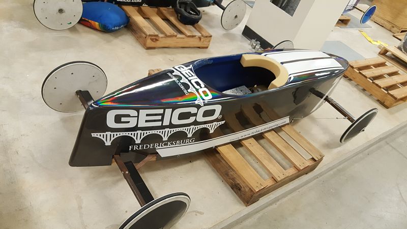 Geico black holographic chrome vinyl wrap install in Maryland