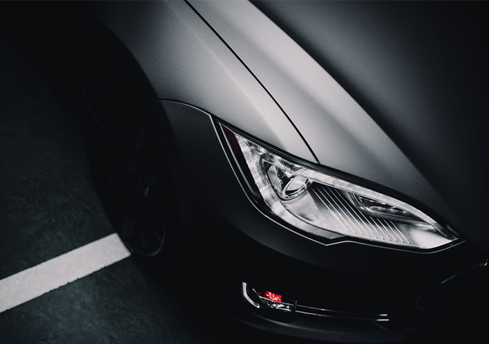 Matte, satin, and gloss vehicle wrap finish options